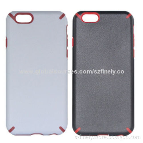 Case for iPhone 6, Double Injection, Simple Design and Multicolor Matched